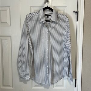 Banana Republic Women’s Striped Button-Up Shirt